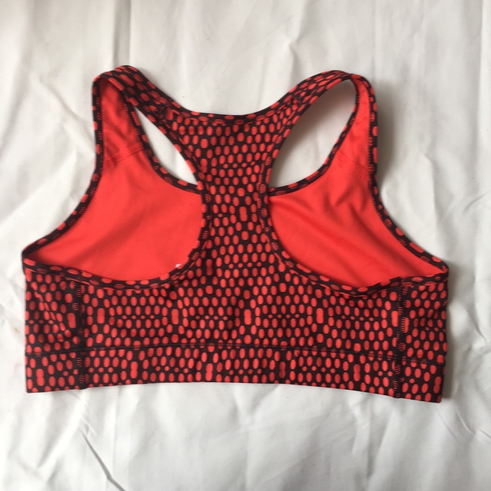 NIKE Size Large Red Polka Dots Sports Bra ❗️ - Picture 3 of 3